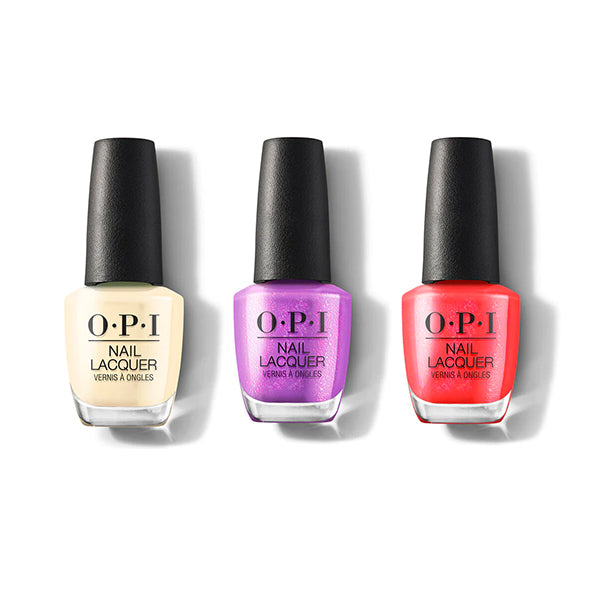 Lacquer Set - OPI Me Myself and OPI Set 4 - Long Lasting Formula