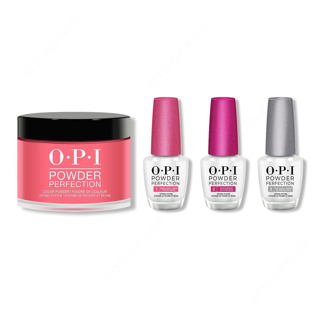 OPI - Dip Powder Combo - Liquid Set & Big Apple Red - Long Lasting Formula