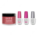 OPI - Dip Powder Combo - Liquid Set & Got The Blues For Red - Long Lasting Formula