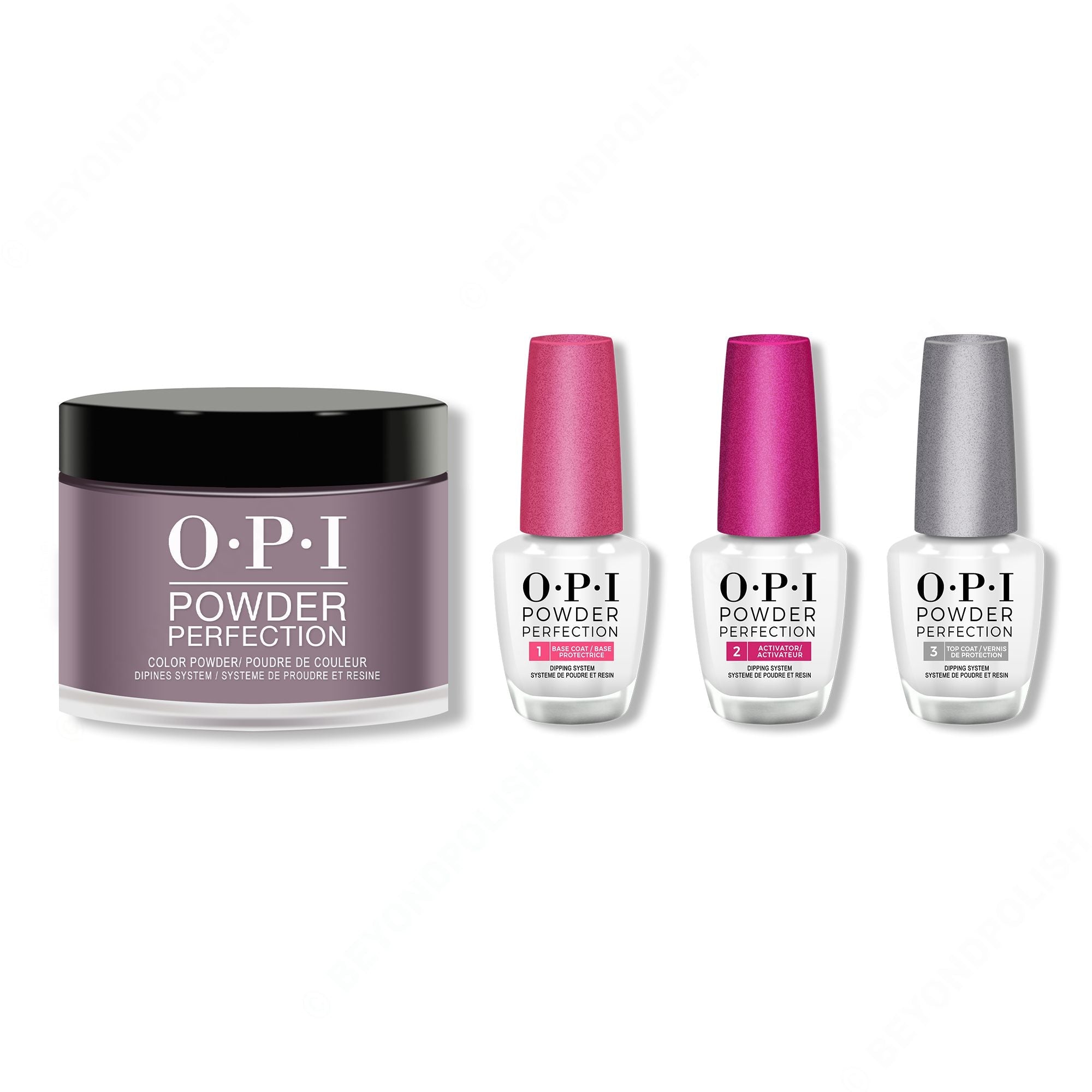 OPI - Dip Powder Combo - Liquid Set & Lincoln Park After Dark - Long Lasting Formula
