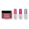 OPI - Dip Powder Combo - Liquid Set & Malaga Wine - Long Lasting Formula