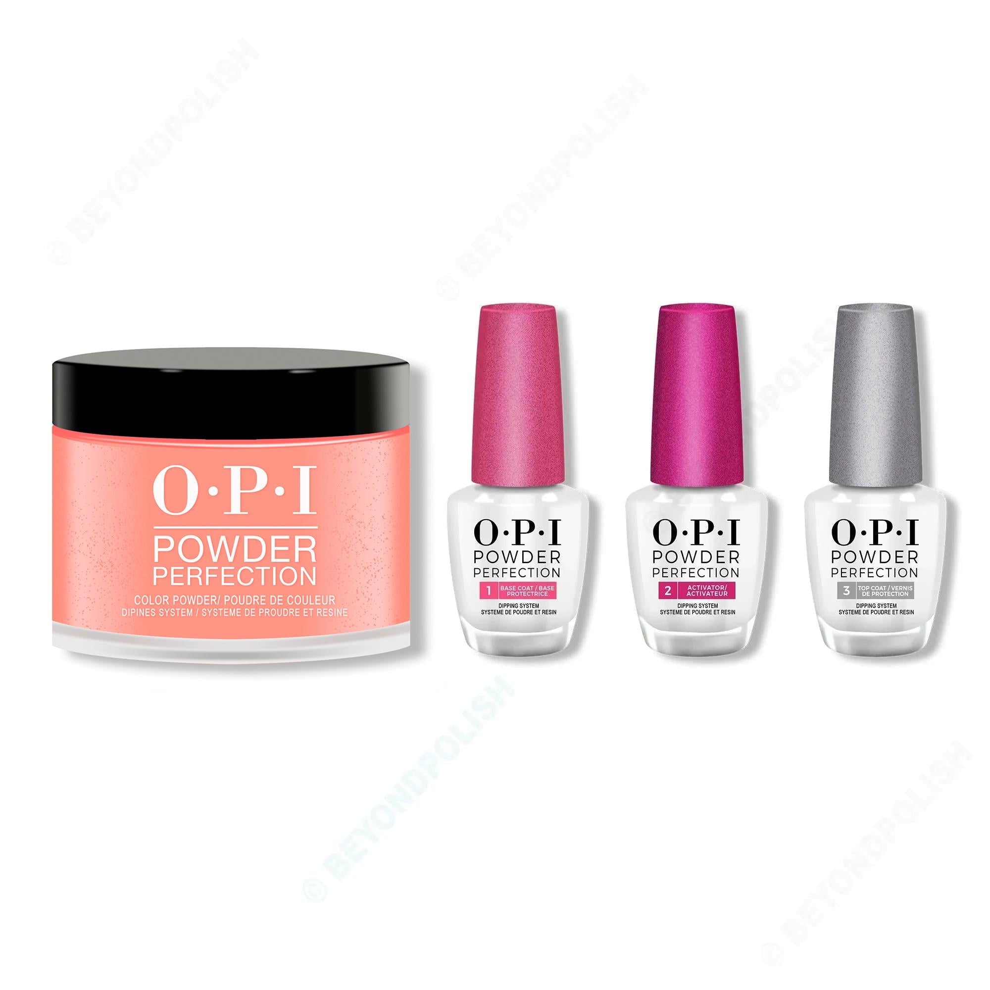 OPI - Dip Powder Combo - Liquid Set & Shrimp Cocktail - OPIcons Spring 2026 - Long Lasting Formula