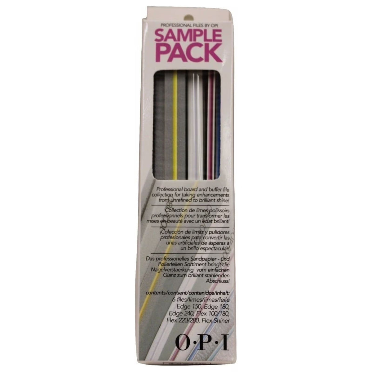 OPI - File Sampler Pack 6 Pc - Long Lasting Formula