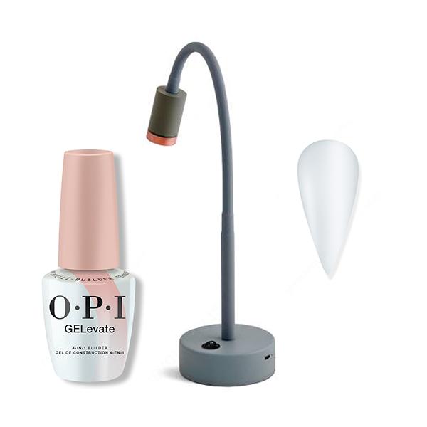 OPI - GELevate 4-In-1 Builder Gel - Starter Kit - Round Tips - Long Lasting Formula