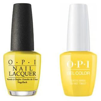 OPI - Gel & Lacquer Combo - Exotic Birds Do Not Tweet - Long Lasting Formula