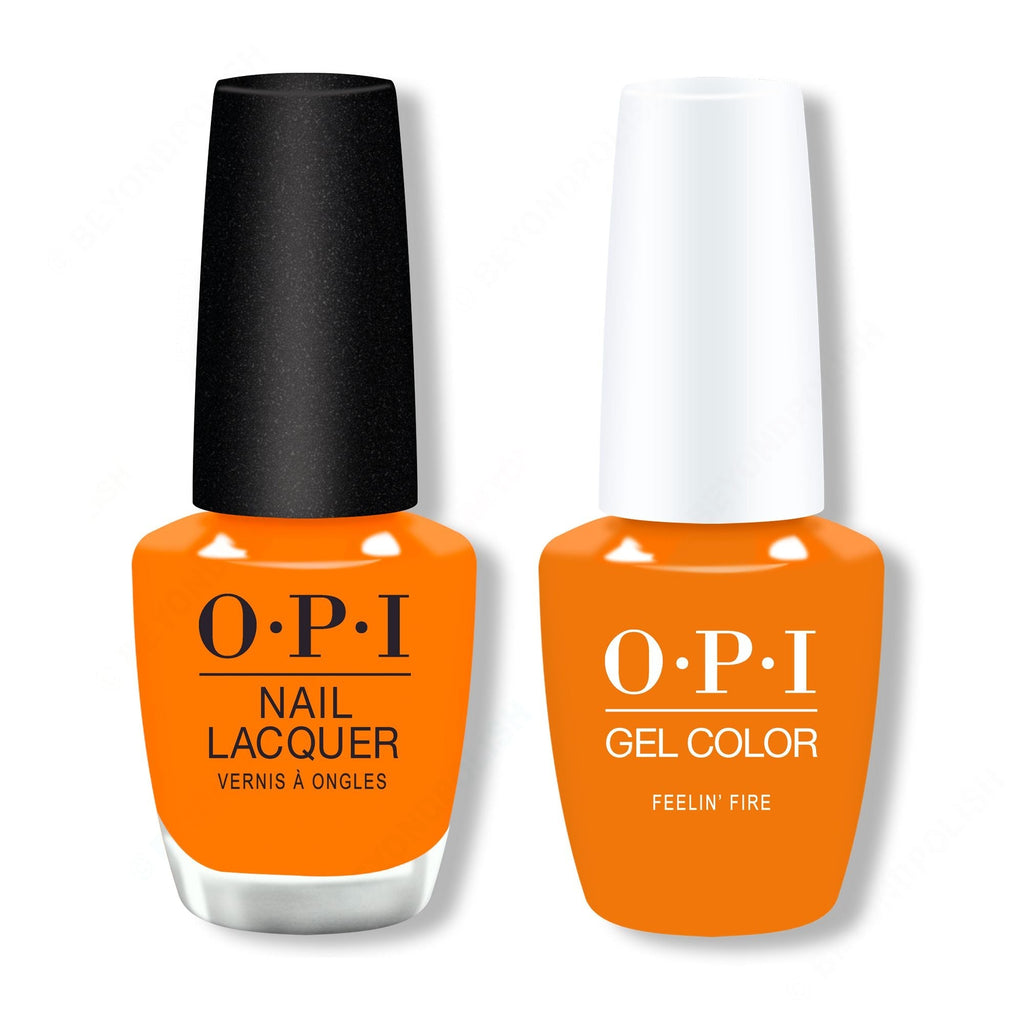 OPI - Gel & Lacquer Combo - Feelin' Fire - Long Lasting Formula