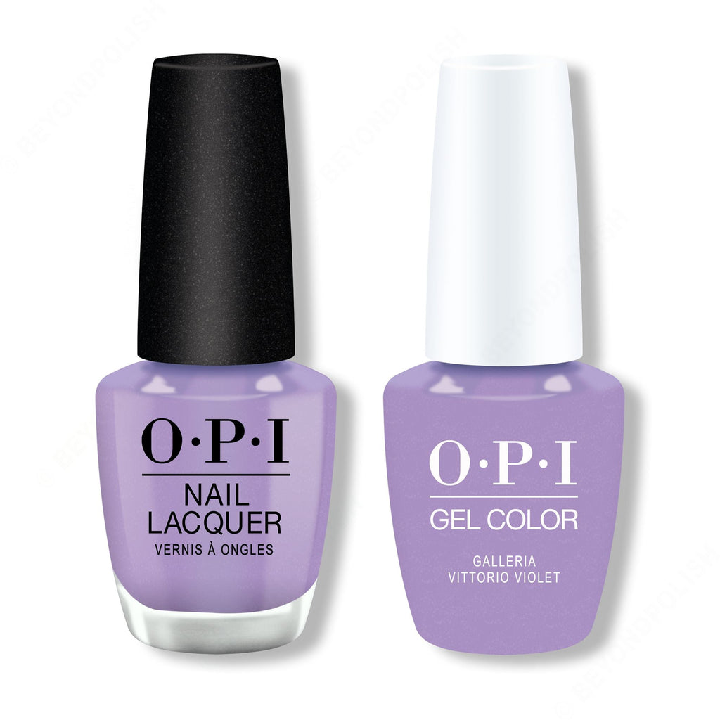 OPI - Gel & Lacquer Combo - Galleria Vittorio Violet - Long Lasting Formula