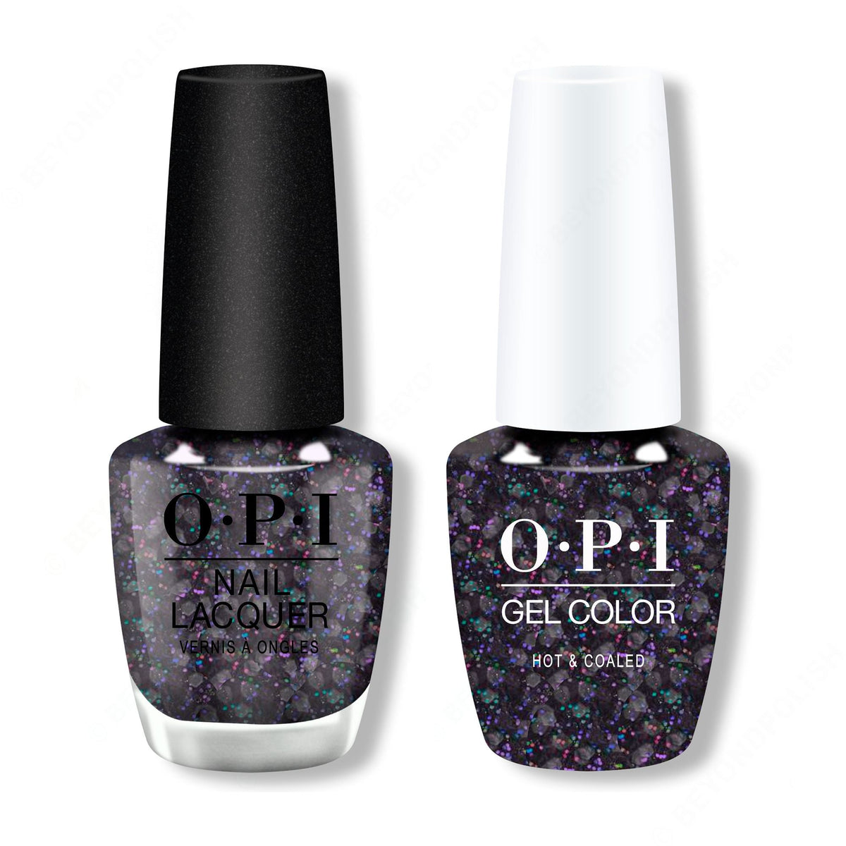 OPI - Gel & Lacquer Combo - Hot & Coaled - Long Lasting Formula