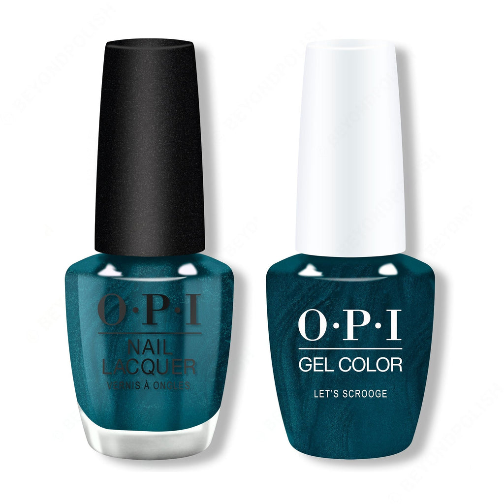 OPI - Gel & Lacquer Combo - Let's Scrooge - Long Lasting Formula