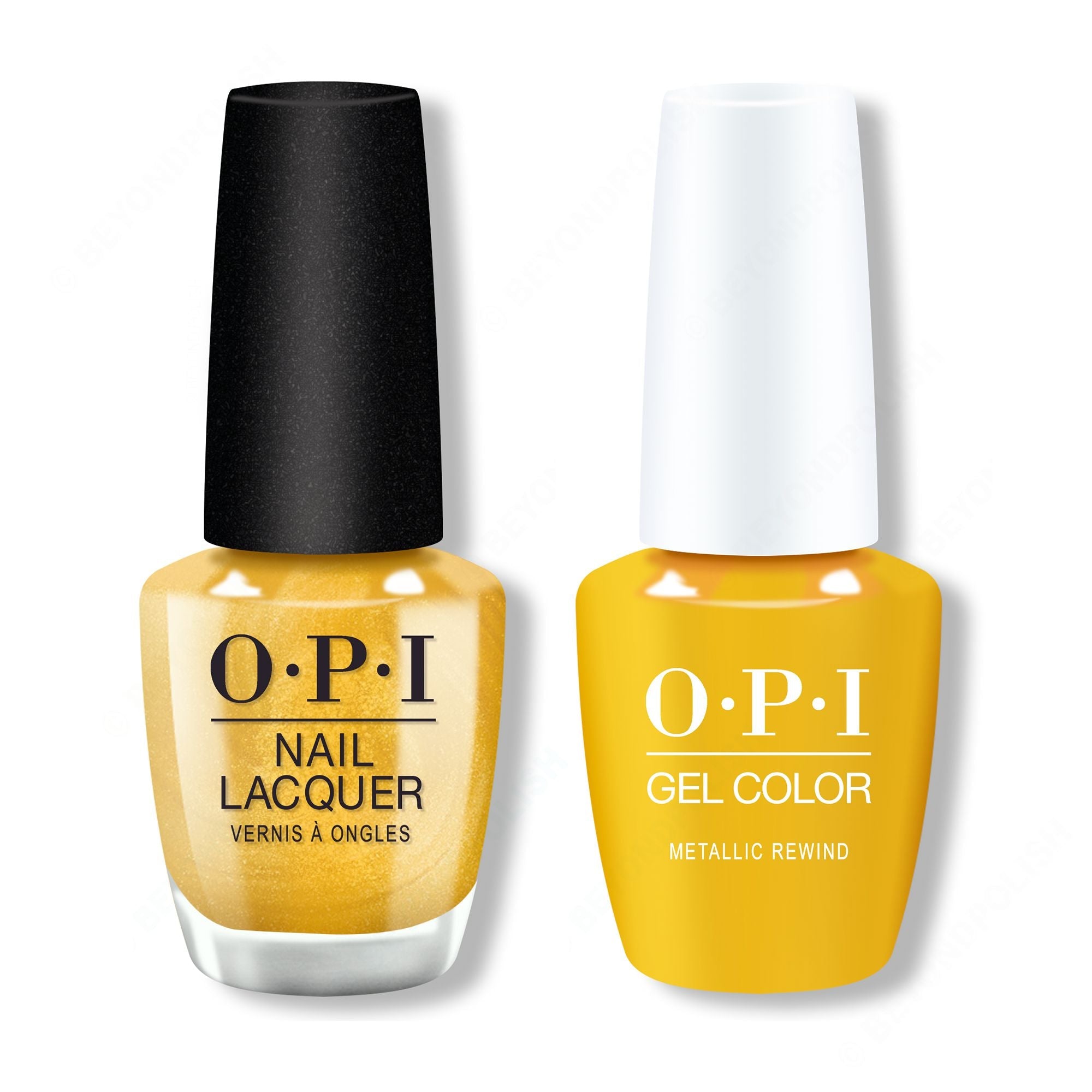 OPI - Gel & Lacquer Combo - Metallic Rewind - Long Lasting Formula