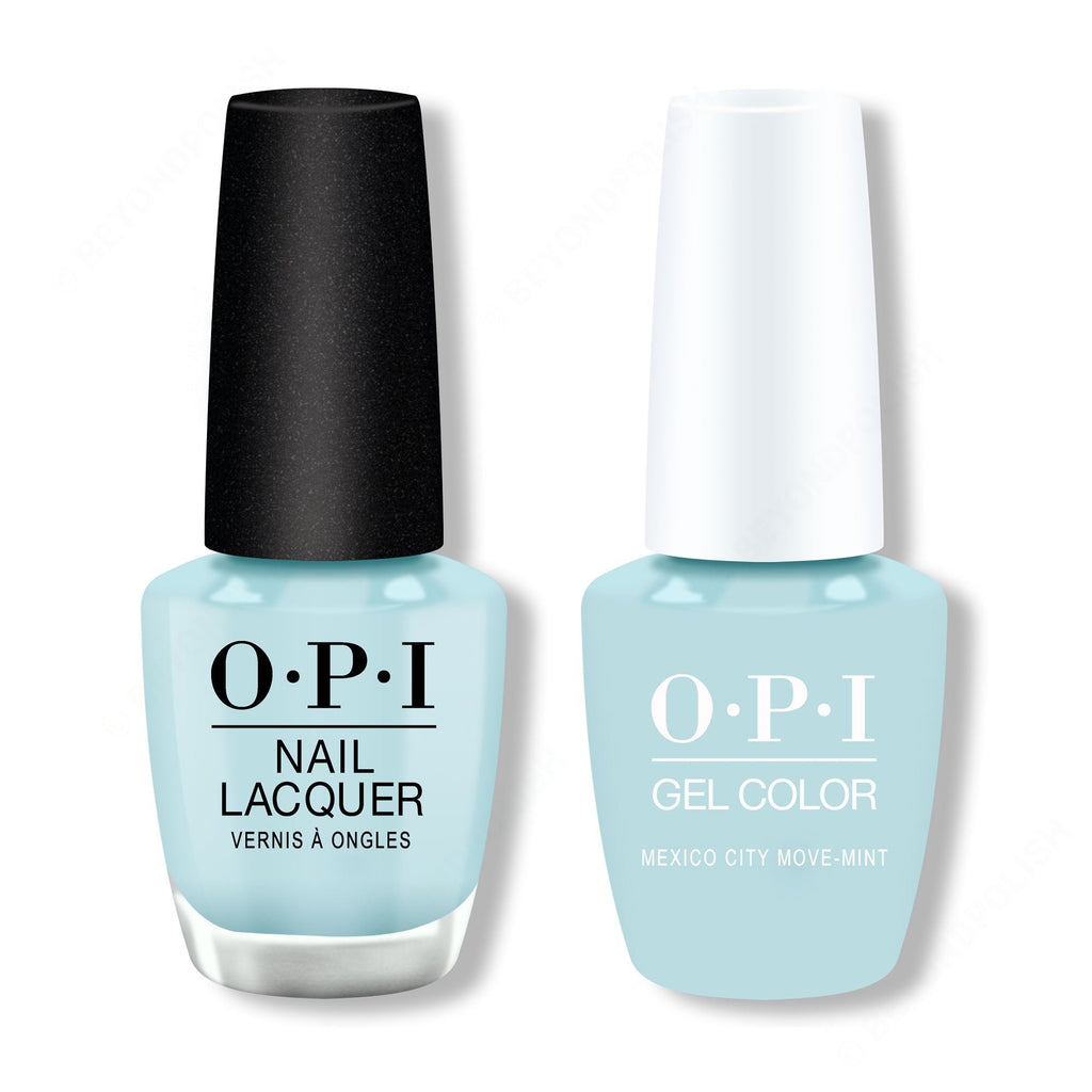 OPI - Gel & Lacquer Combo - Mexico City Move-mint - Long Lasting Formula