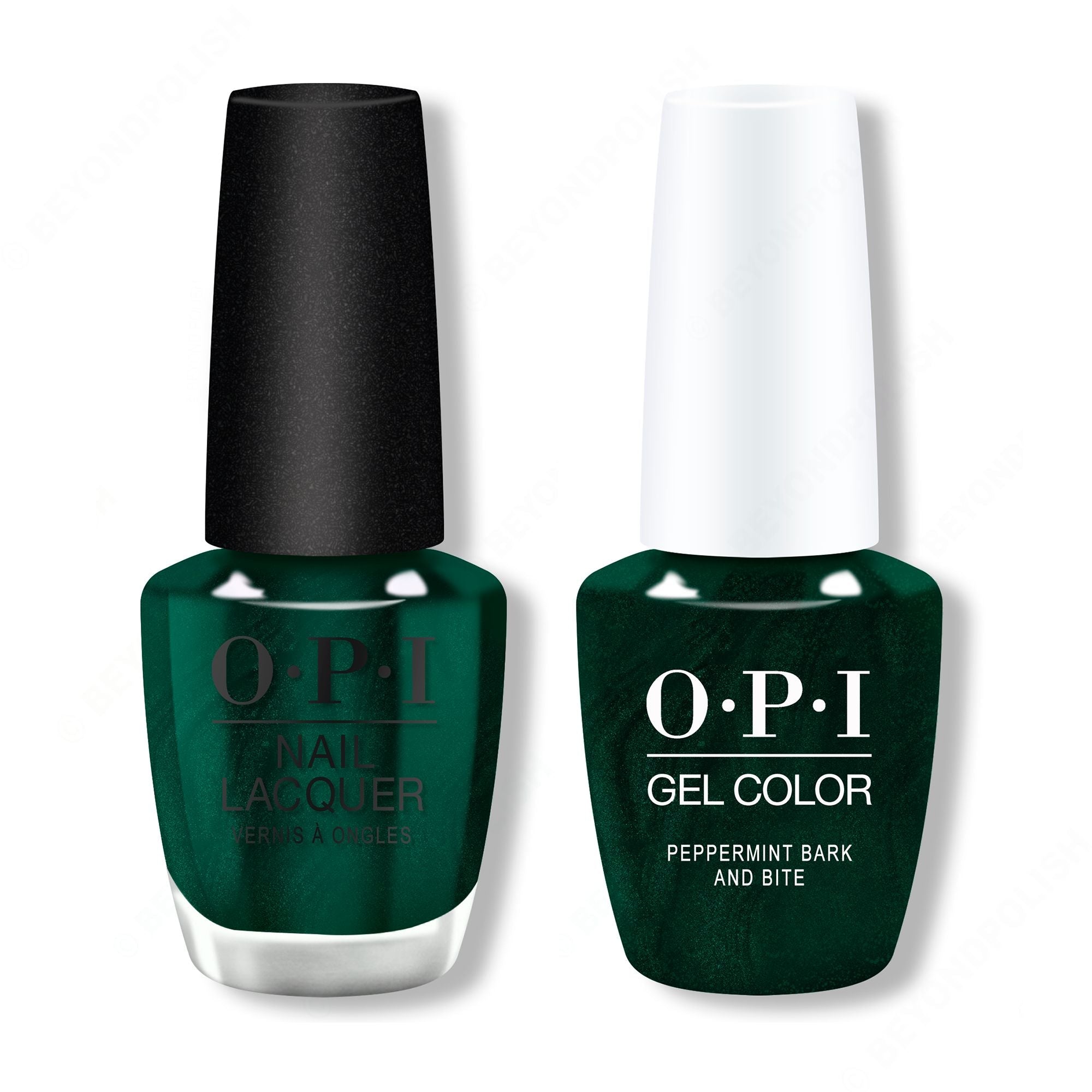 OPI - Gel & Lacquer Combo - Peppermint Bark and Bite - Long Lasting Formula