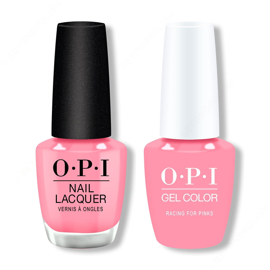 OPI - Gel & Lacquer Combo - Racing for Pinks - Long Lasting Formula