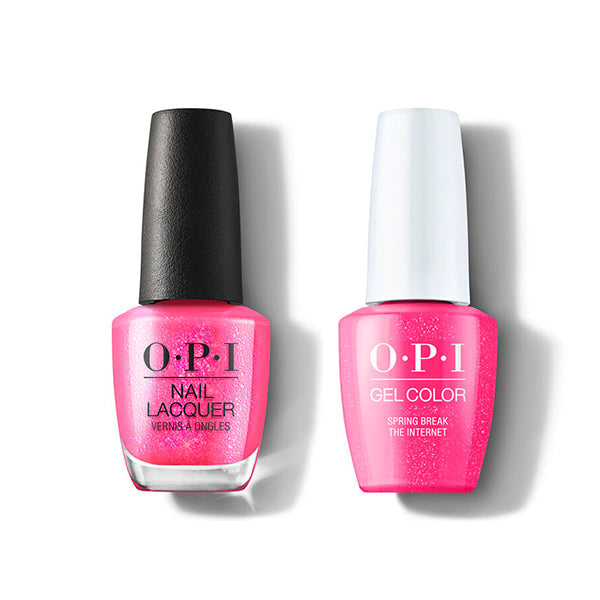 OPI - Gel & Lacquer Combo - Spring Break The Internet - Long Lasting Formula
