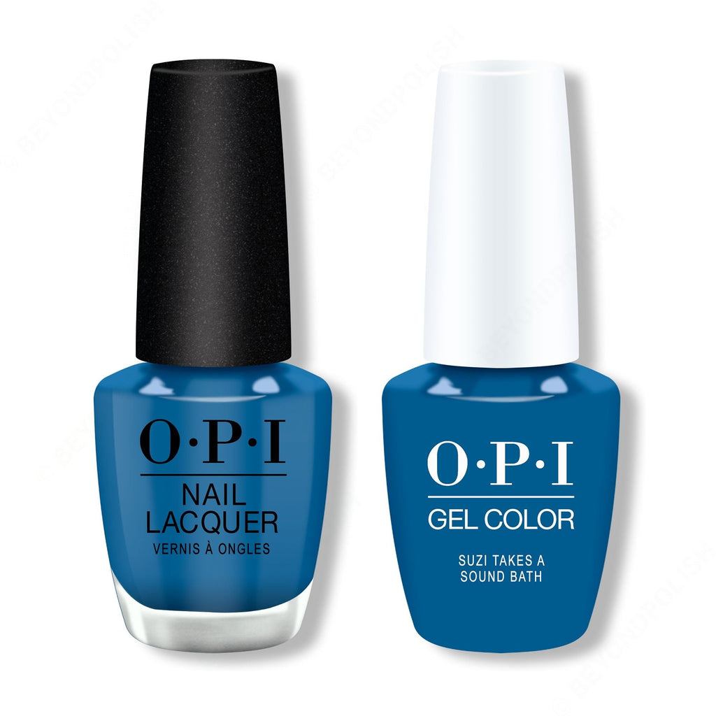 OPI - Gel & Lacquer Combo - Suzi Takes A Sound Bath - Long Lasting Formula
