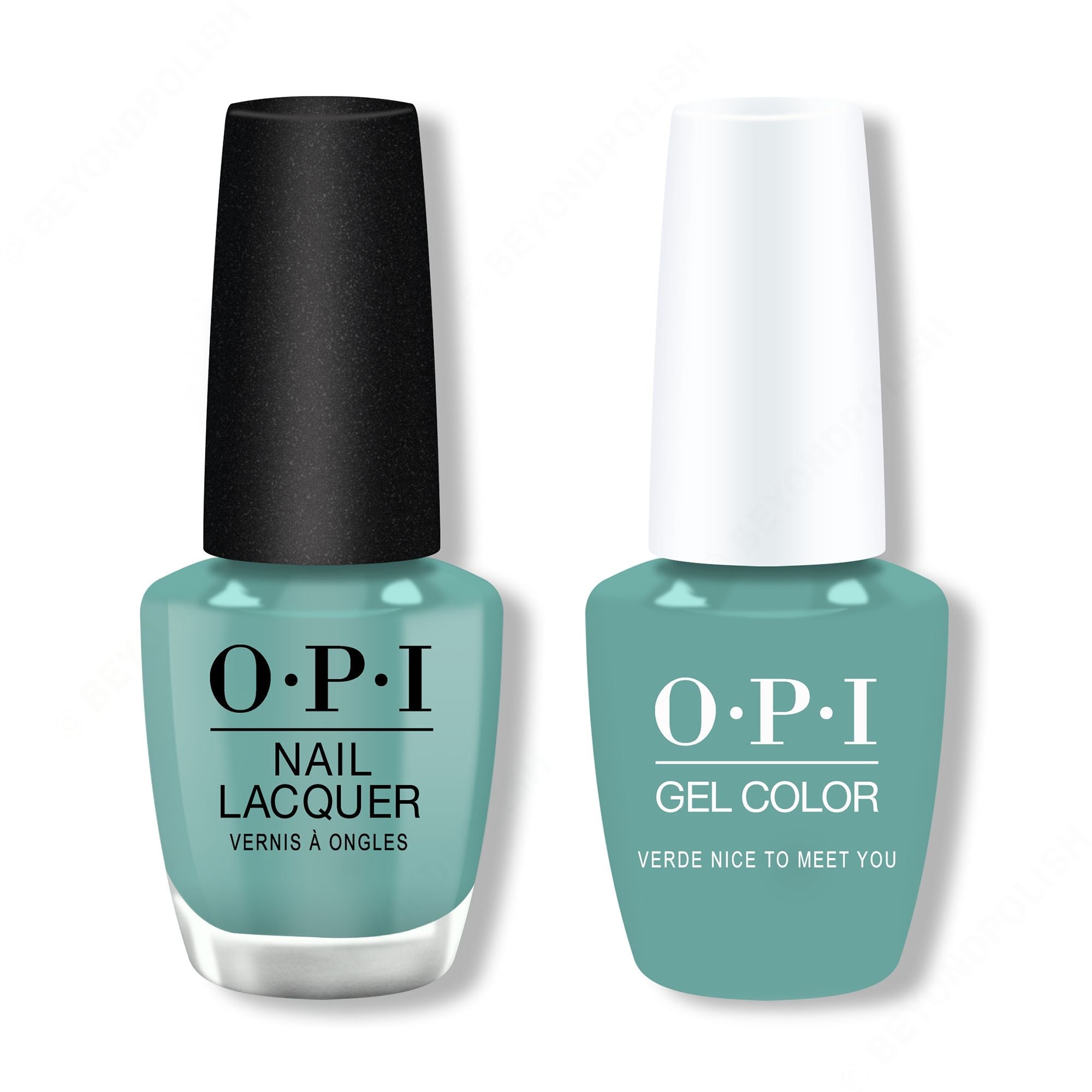 OPI - Gel & Lacquer Combo - Verde Nice To Meet You - Long Lasting Formula