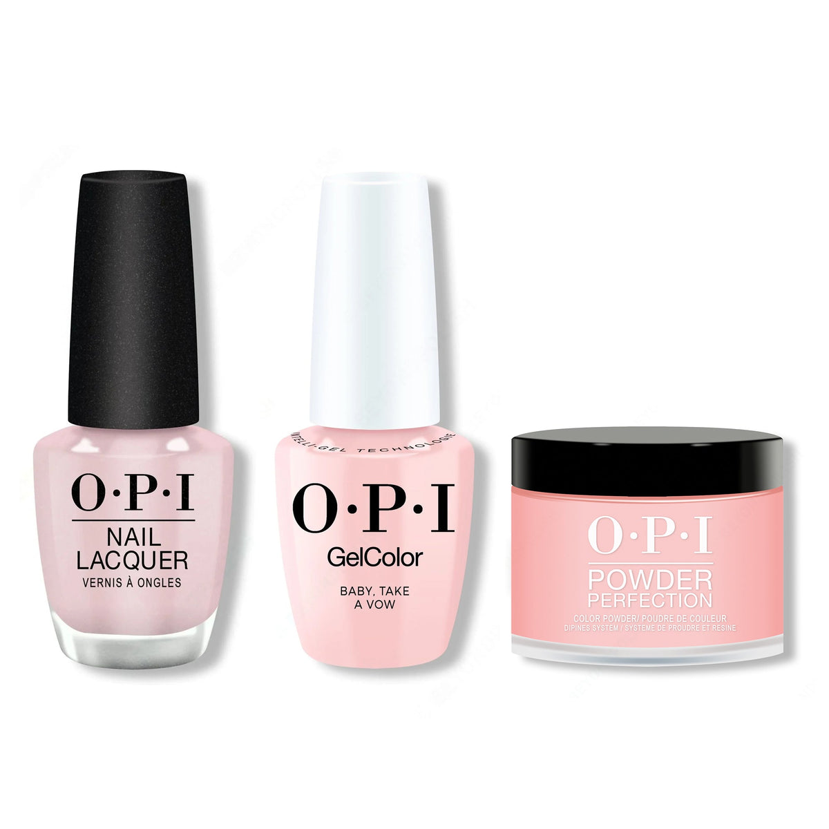 OPI - Gel, Lacquer & Dip Combo - Baby, Take a Vow - Long Lasting Formula