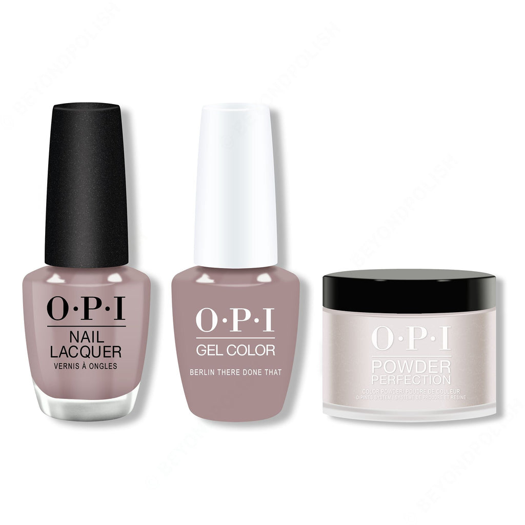 OPI - Gel, Lacquer & Dip Combo - Berlin There Done That - Long Lasting Formula