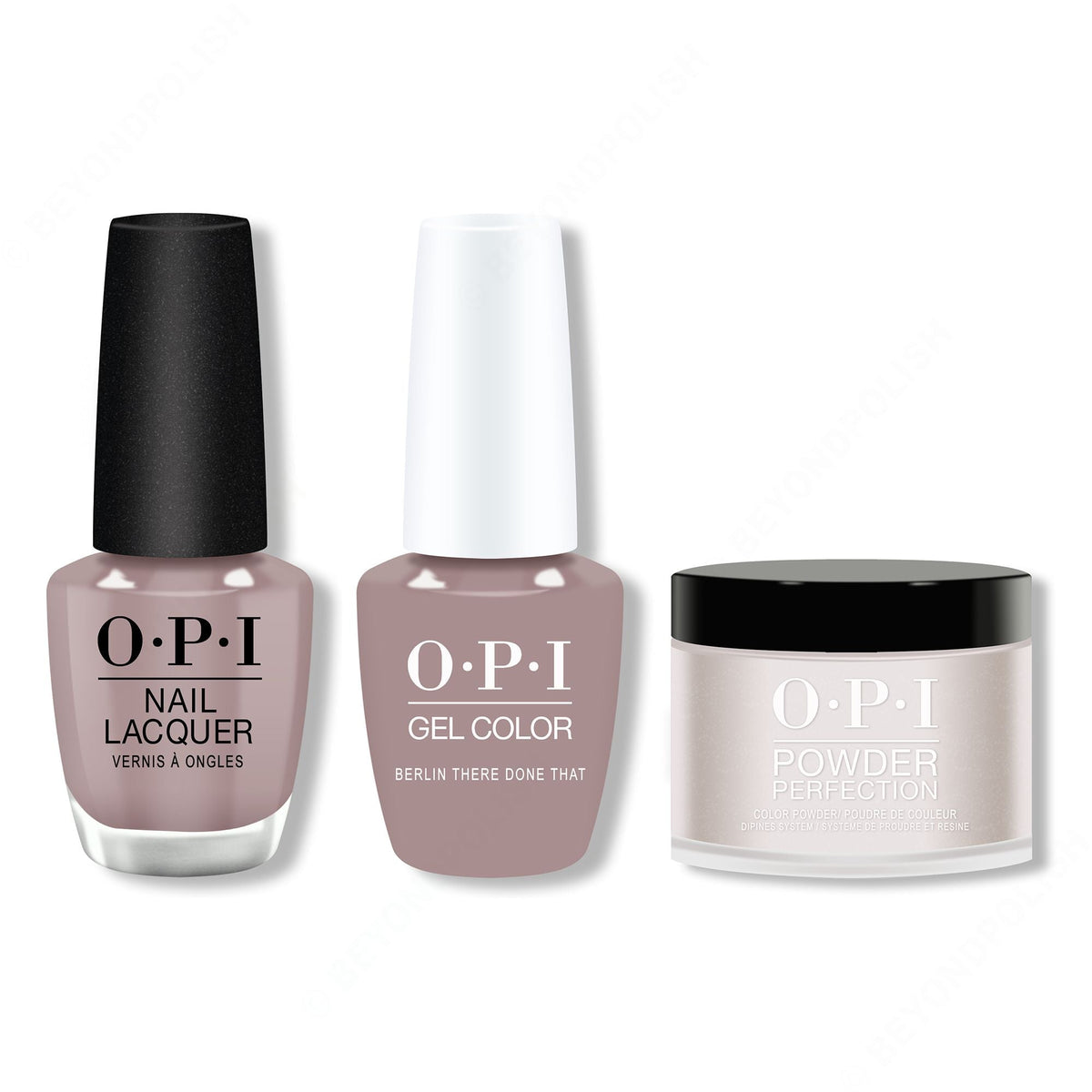 OPI - Gel, Lacquer & Dip Combo - Berlin There Done That - Long Lasting Formula
