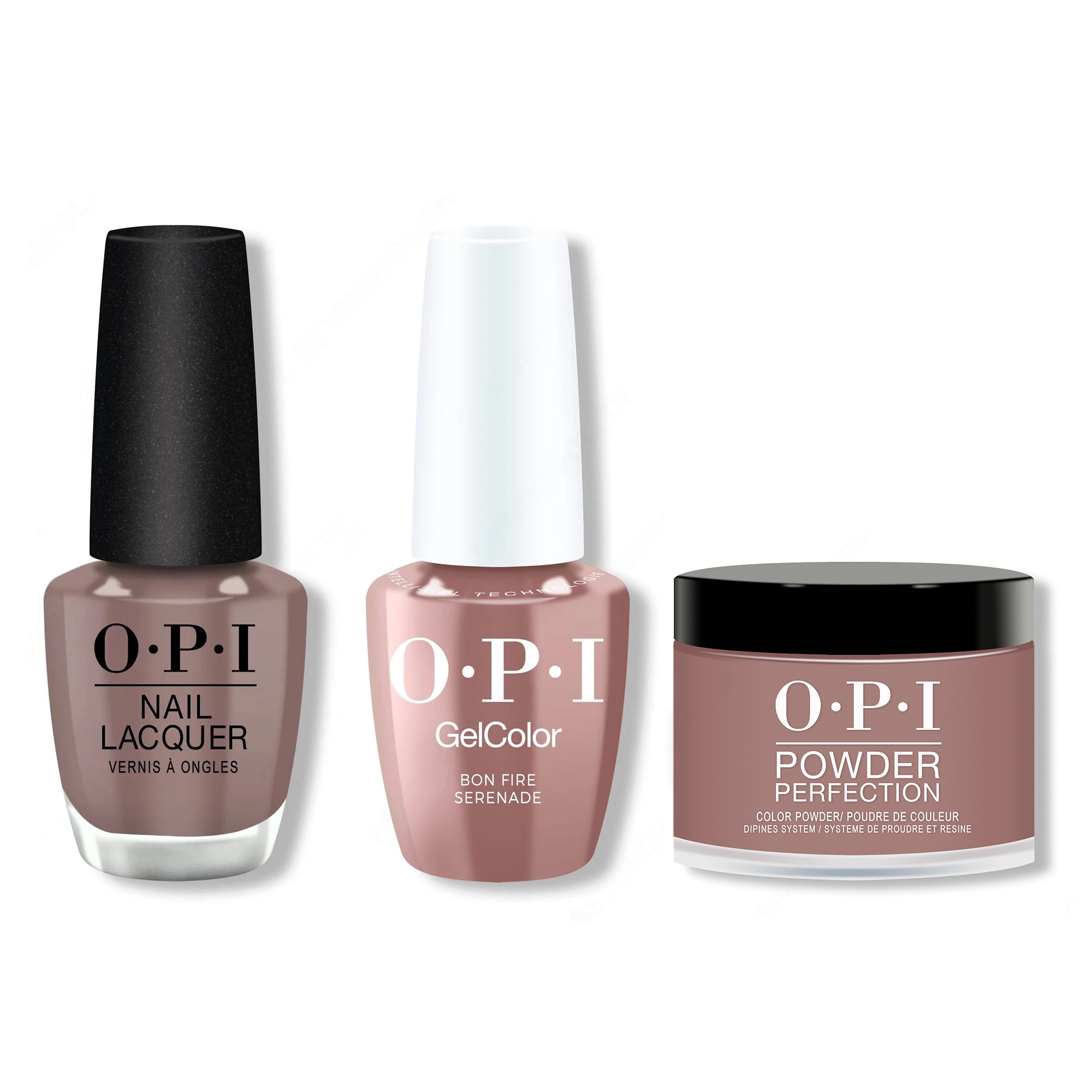 OPI - Gel, Lacquer & Dip Combo - Bonfire Serenade - Long Lasting Formula