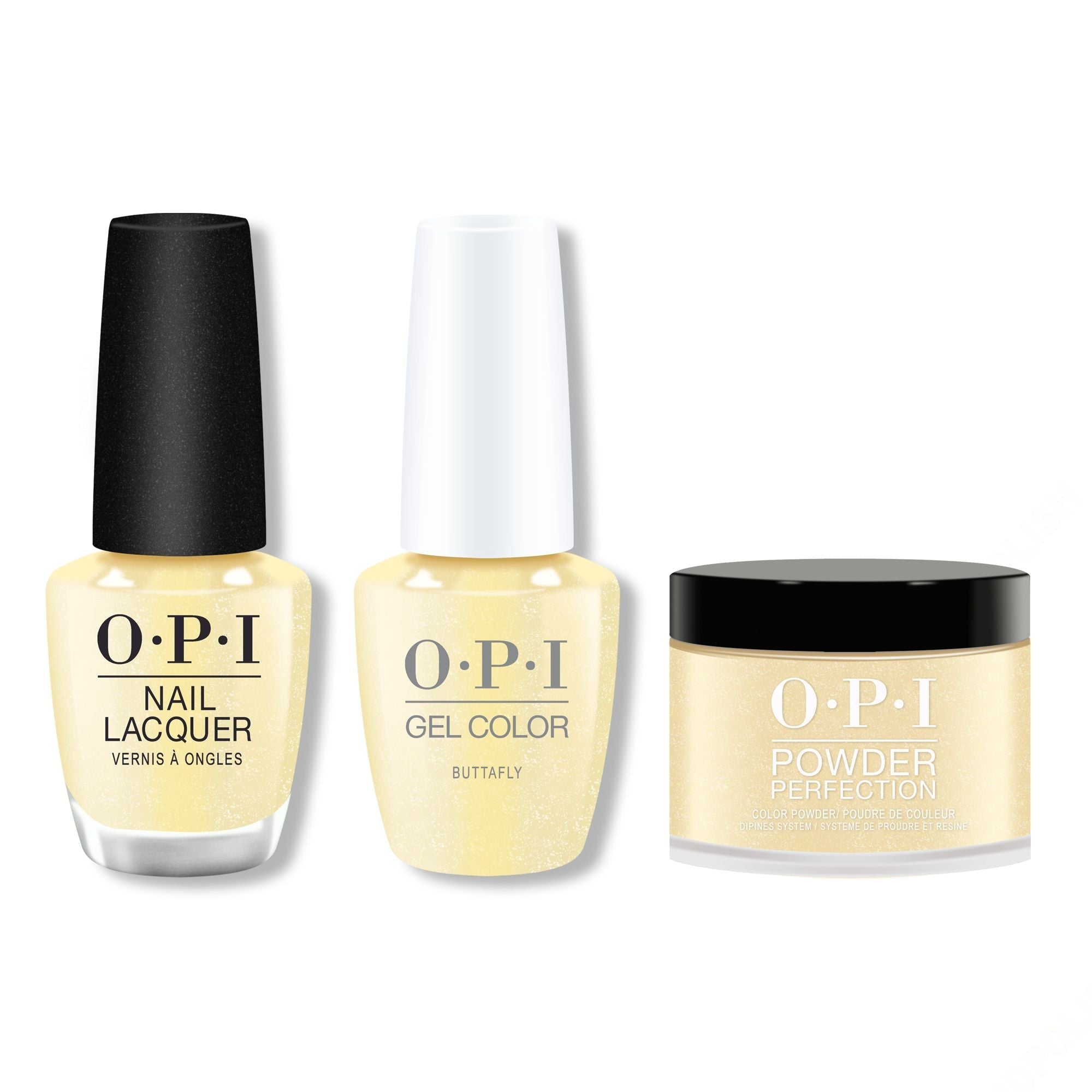 OPI - Gel, Lacquer & Dip Combo - Buttafly - Long Lasting Formula