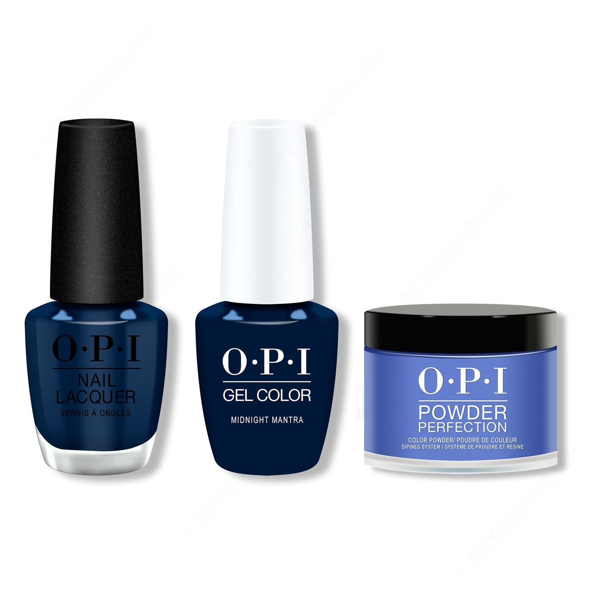 OPI - Gel, Lacquer & Dip Combo - Midnight Mantra - Long Lasting Formula