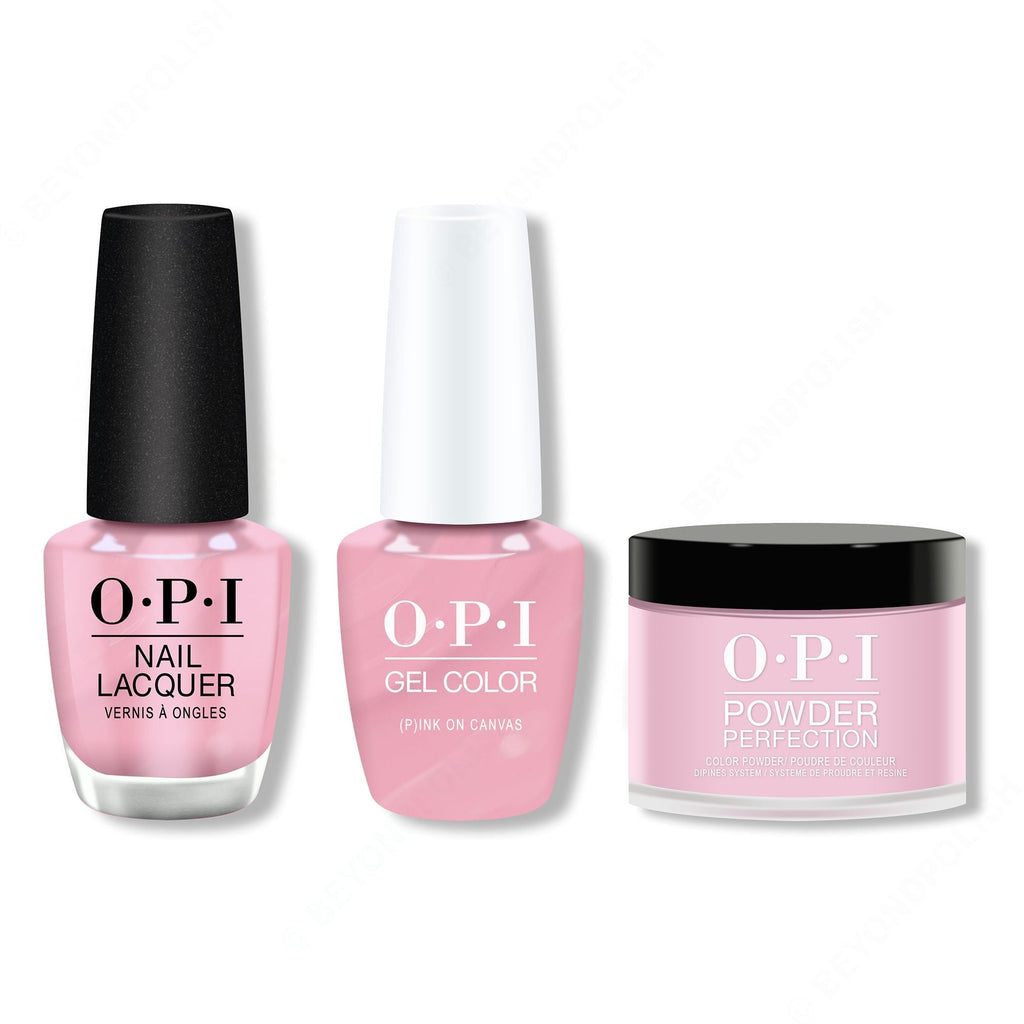 OPI - Gel, Lacquer & Dip Combo - (P)Ink on Canvas - Long Lasting Formula