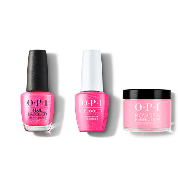 OPI - Gel, Lacquer & Dip Combo - Spring Break The Internet - Long Lasting Formula