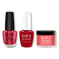 OPI - Gel, Lacquer & Dip Combo - The Thrill of Brazil - Long Lasting Formula