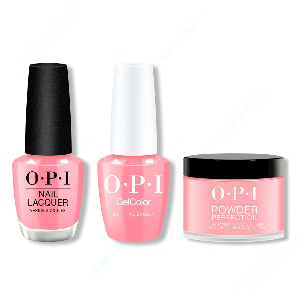 OPI - Gel, Lacquer & Dip Intelli-Gel Combo - Bathtime Bubbly - OPIcons Spring 2026 - Long Lasting Formula
