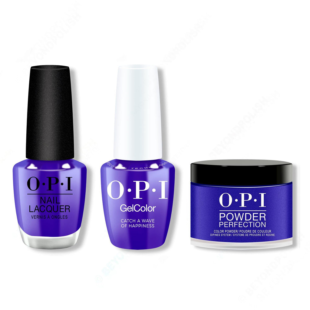 OPI - Gel, Lacquer & Dip Intelli-Gel Combo - Catch a Wave of Happiness - Long Lasting Formula