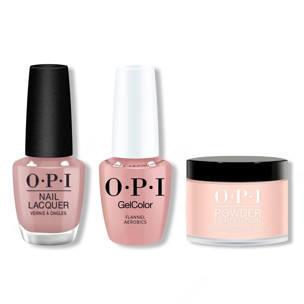 OPI - Gel, Lacquer & Dip Intelli-Gel Combo - Flannel Aerobics - Long Lasting Formula