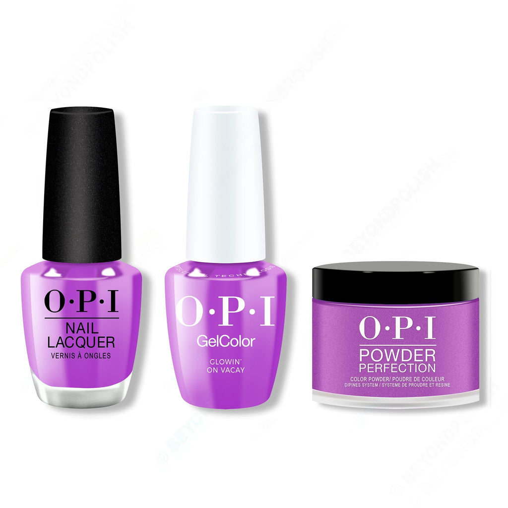 OPI - Gel, Lacquer & Dip Intelli-Gel Combo - Glowin' on Vacay - Long Lasting Formula