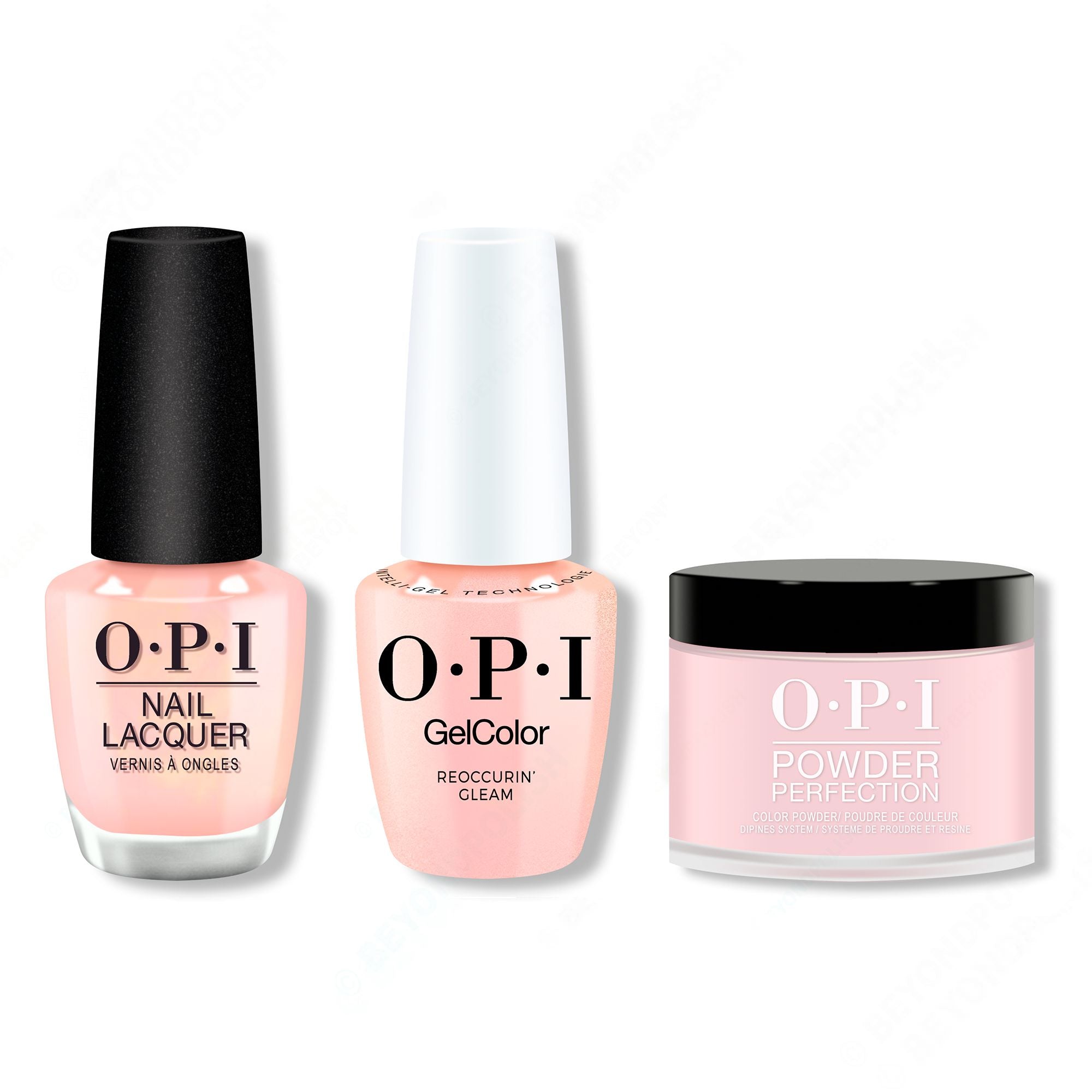 OPI - Gel, Lacquer & Dip Intelli-Gel Combo - Reoccurin' Gleam - Long Lasting Formula