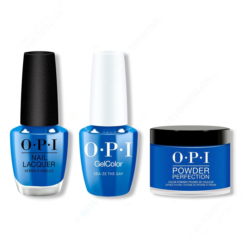 OPI - Gel, Lacquer & Dip Intelli-Gel Combo - Sea-Ze the Day - Long Lasting Formula
