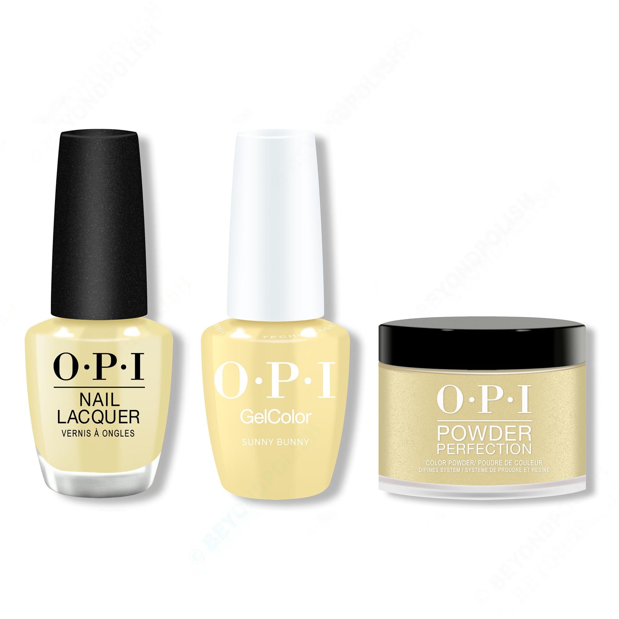 OPI - Gel, Lacquer & Dip Intelli-Gel Combo - Sunny Bunny - OPIcons Spring 2026 - Long Lasting Formula