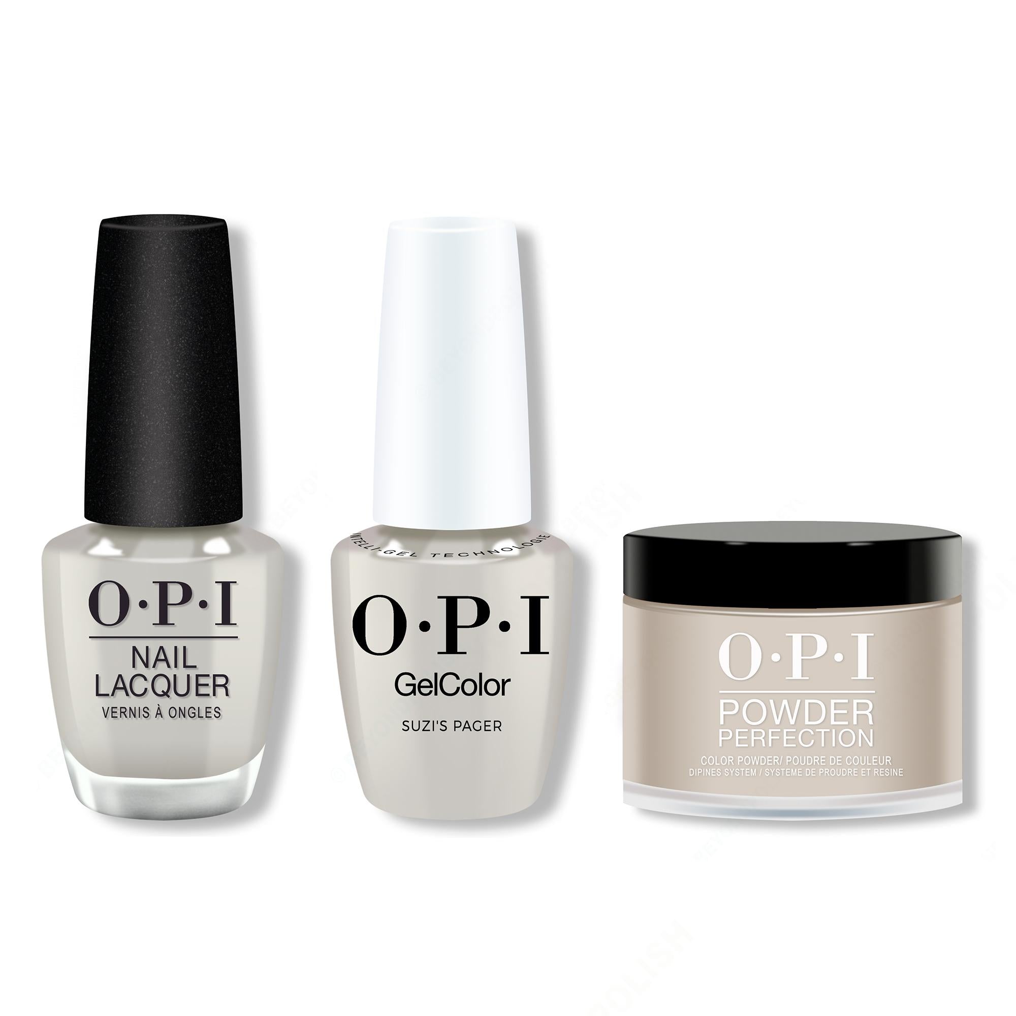 OPI - Gel, Lacquer & Dip Intelli-Gel Combo - Suzis Pager - Long Lasting Formula