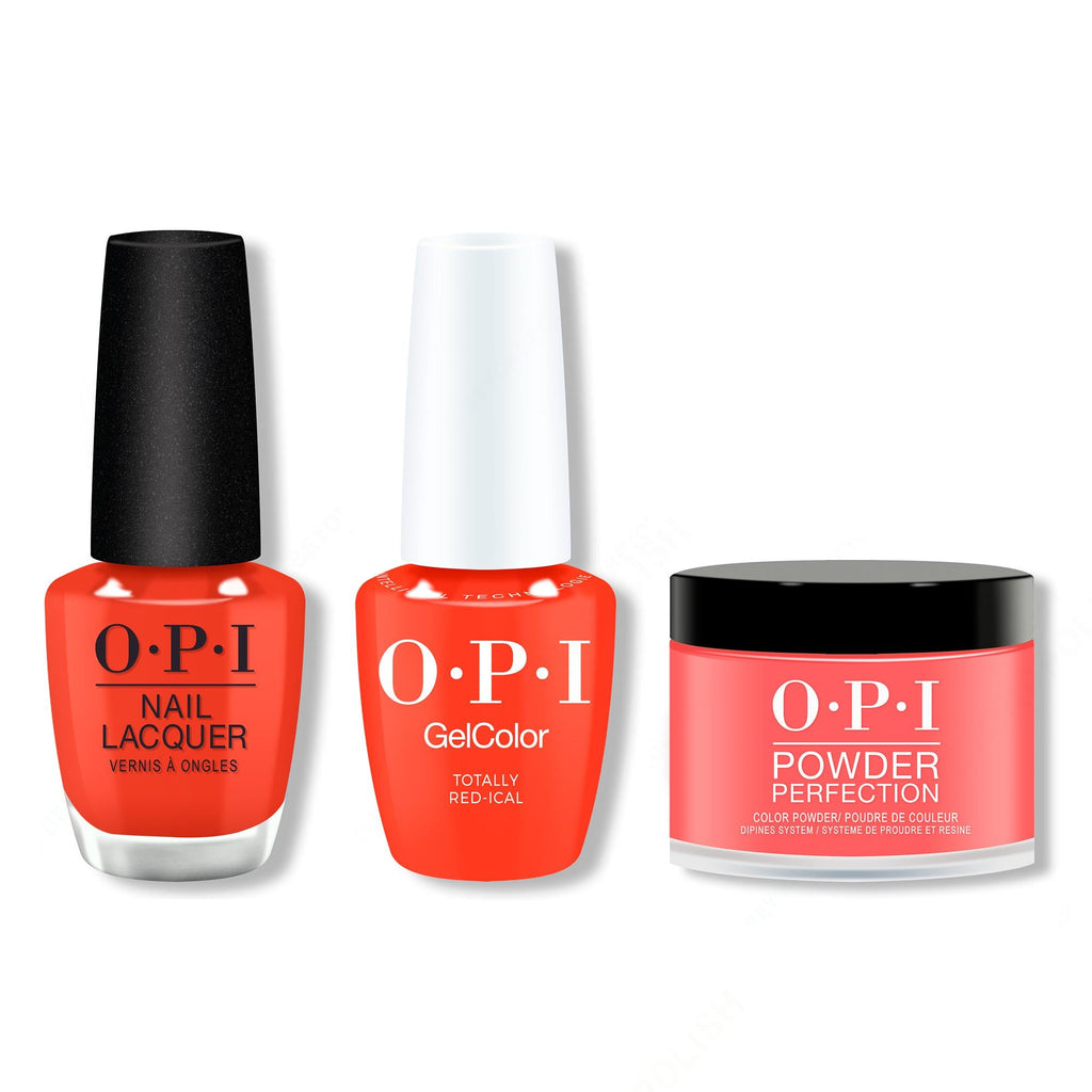 OPI - Gel, Lacquer & Dip Intelli-Gel Combo - Totally Red-ical - Long Lasting Formula