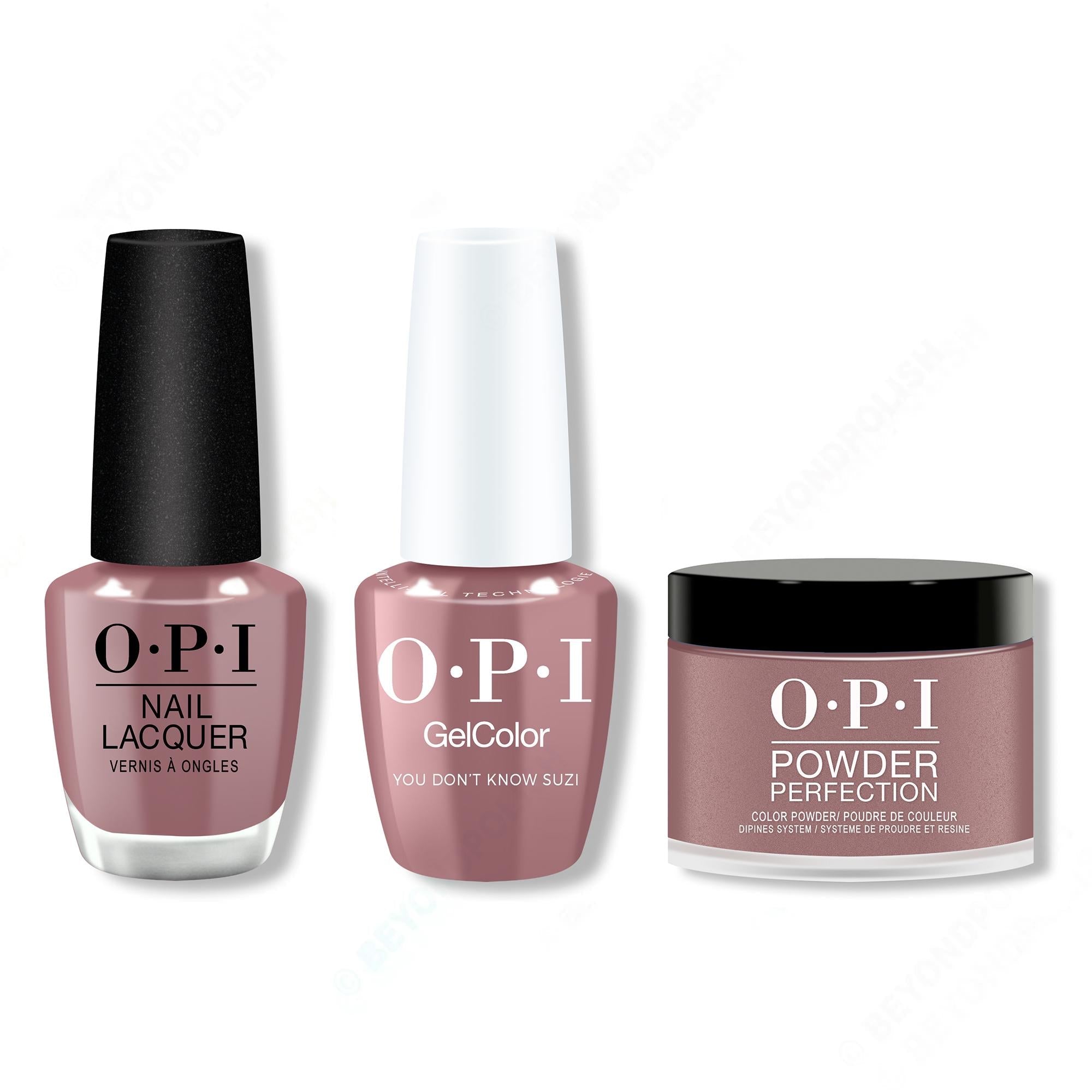 OPI - Gel, Lacquer & Dip Intelli-Gel Combo - You Don't Know Suzi - OPIcons Spring 2026 - Long Lasting Formula