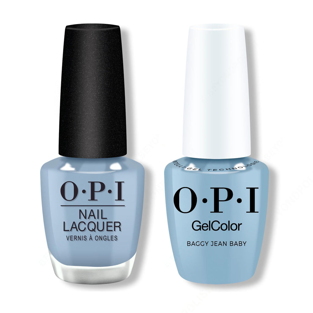 OPI - Gel & Lacquer Intelli-Gel Combo - Baggy Jean Baby - Long Lasting Formula