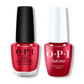 OPI - Gel & Lacquer Intelli-Gel Combo - Chick Flick Cherry 0.5 Oz - Long Lasting Formula