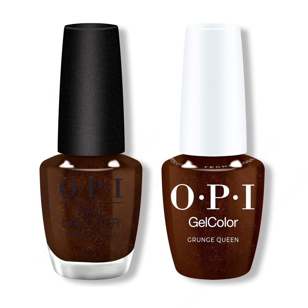 OPI - Gel & Lacquer Intelli-Gel Combo - Grunge Queen - Long Lasting Formula