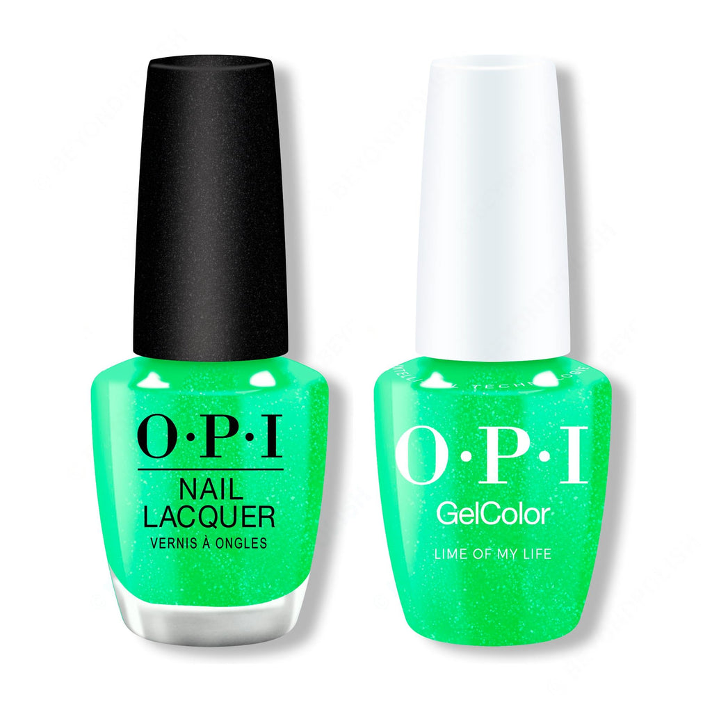 OPI - Gel & Lacquer Intelli-Gel Combo - Lime of My Life - Long Lasting Formula