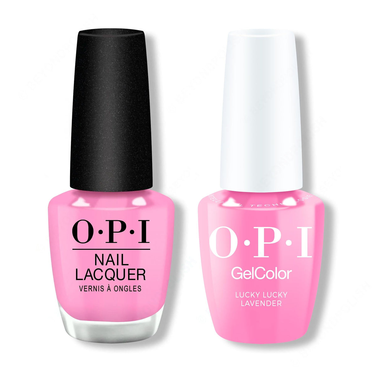 OPI - Gel & Lacquer Intelli-Gel Combo - Lucky Lucky Lavender 0.5 Oz - Long Lasting Formula