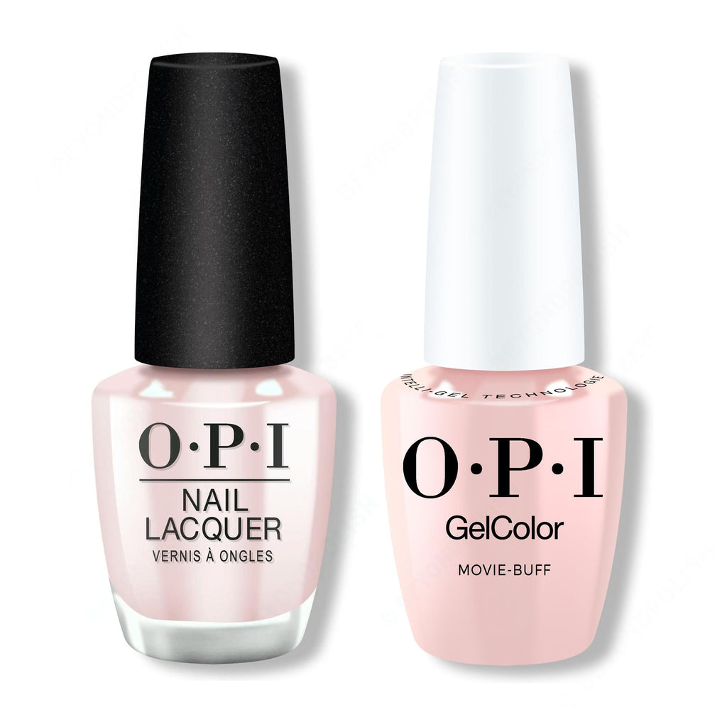 OPI - Gel & Lacquer Intelli-Gel Combo - Movie Buff 0.5 Oz - Long Lasting Formula