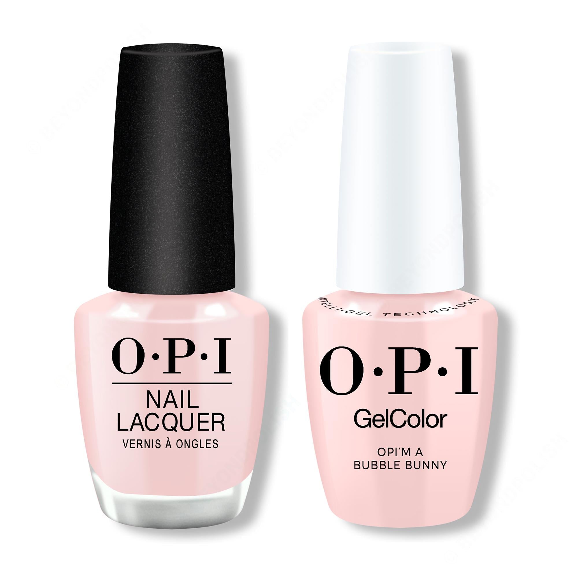 OPI - Gel & Lacquer Intelli-Gel Combo - OPI'm a Bubble Bunny - OPIcons Spring 2026 - Long Lasting Formula