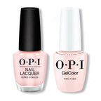OPI - Gel & Lacquer Intelli-Gel Combo - Pink In Bio 0.5 Oz - Long Lasting Formula