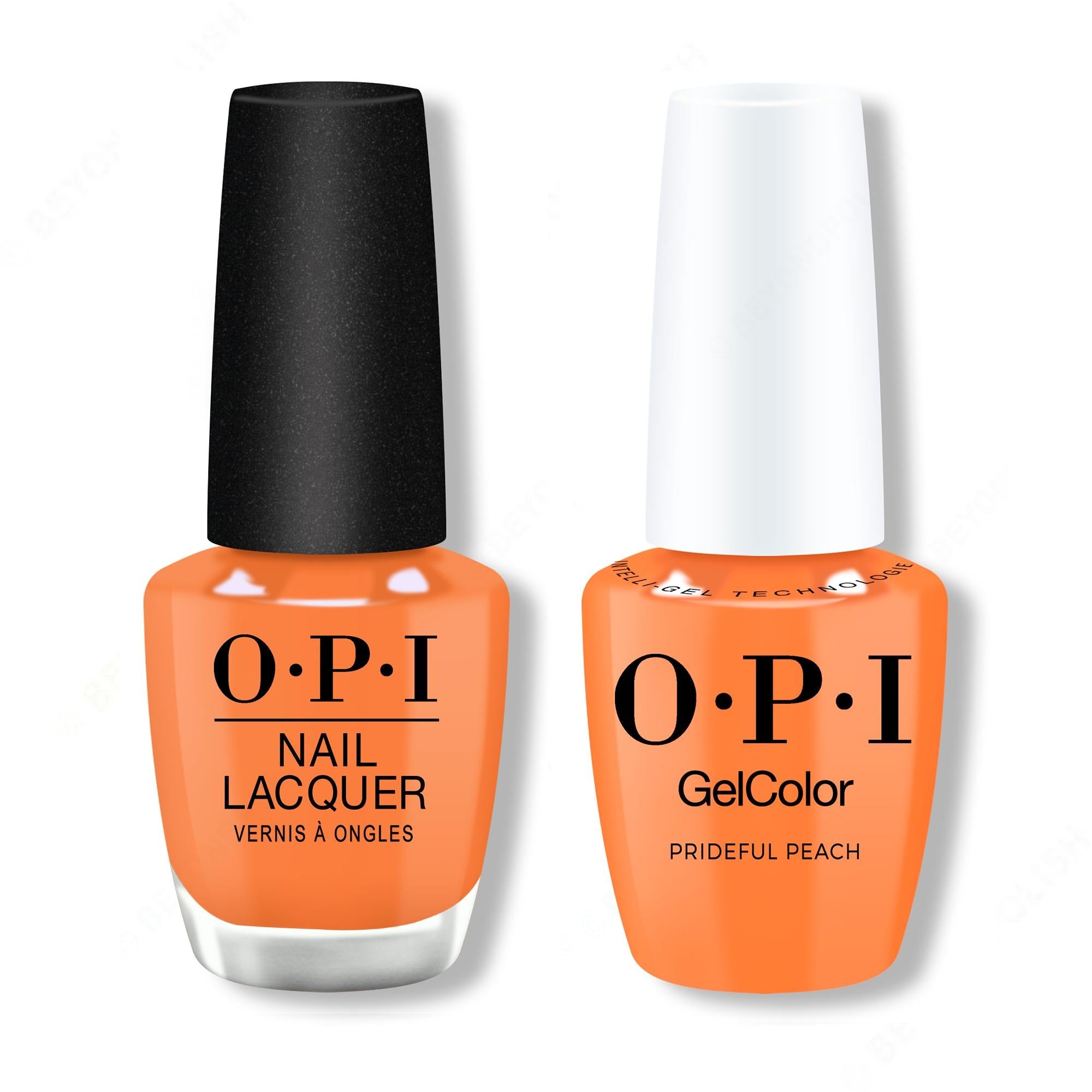 OPI - Gel & Lacquer Intelli-Gel Combo - Prideful Peach - Long Lasting Formula