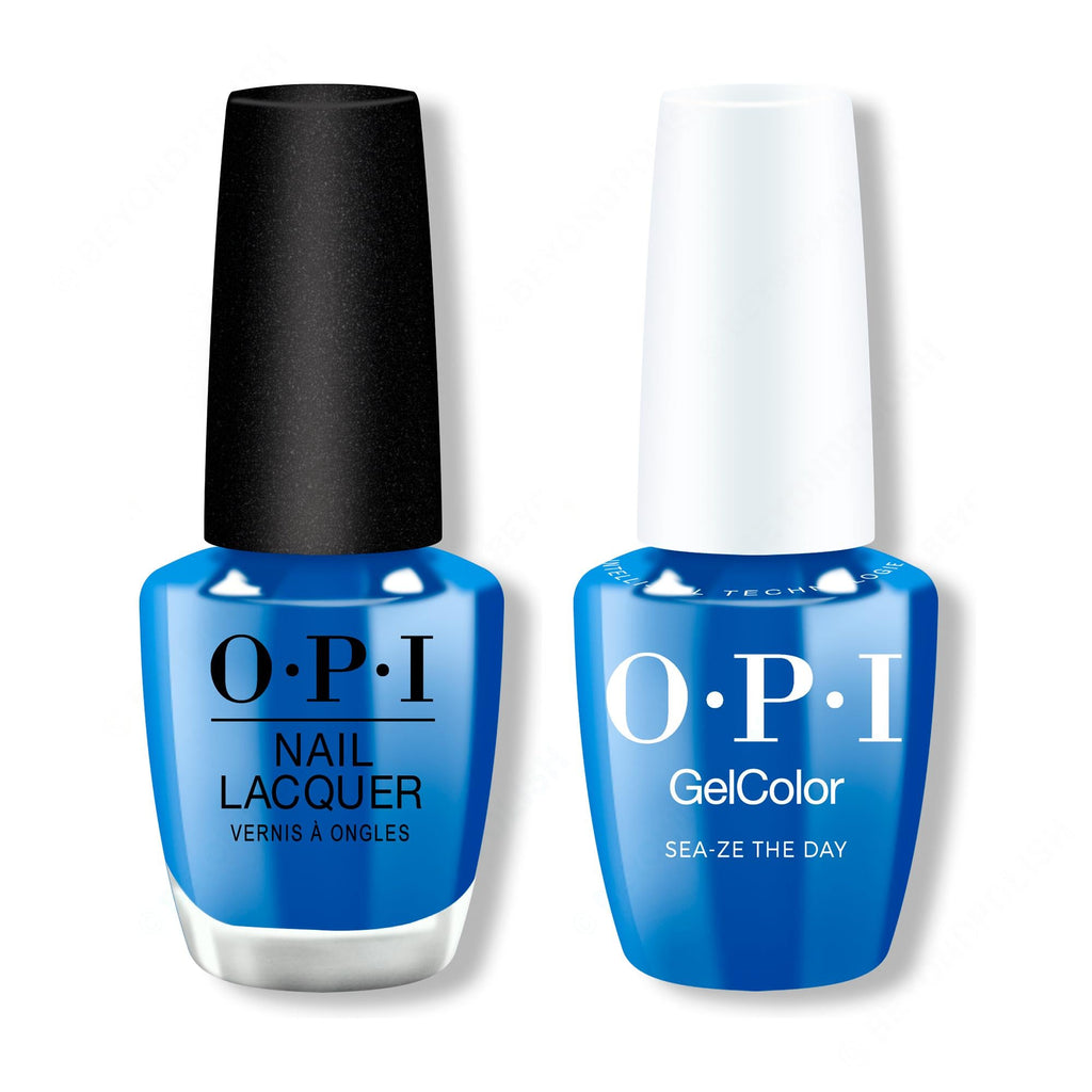 OPI - Gel & Lacquer Intelli-Gel Combo - Sea-Ze the Day - Long Lasting Formula