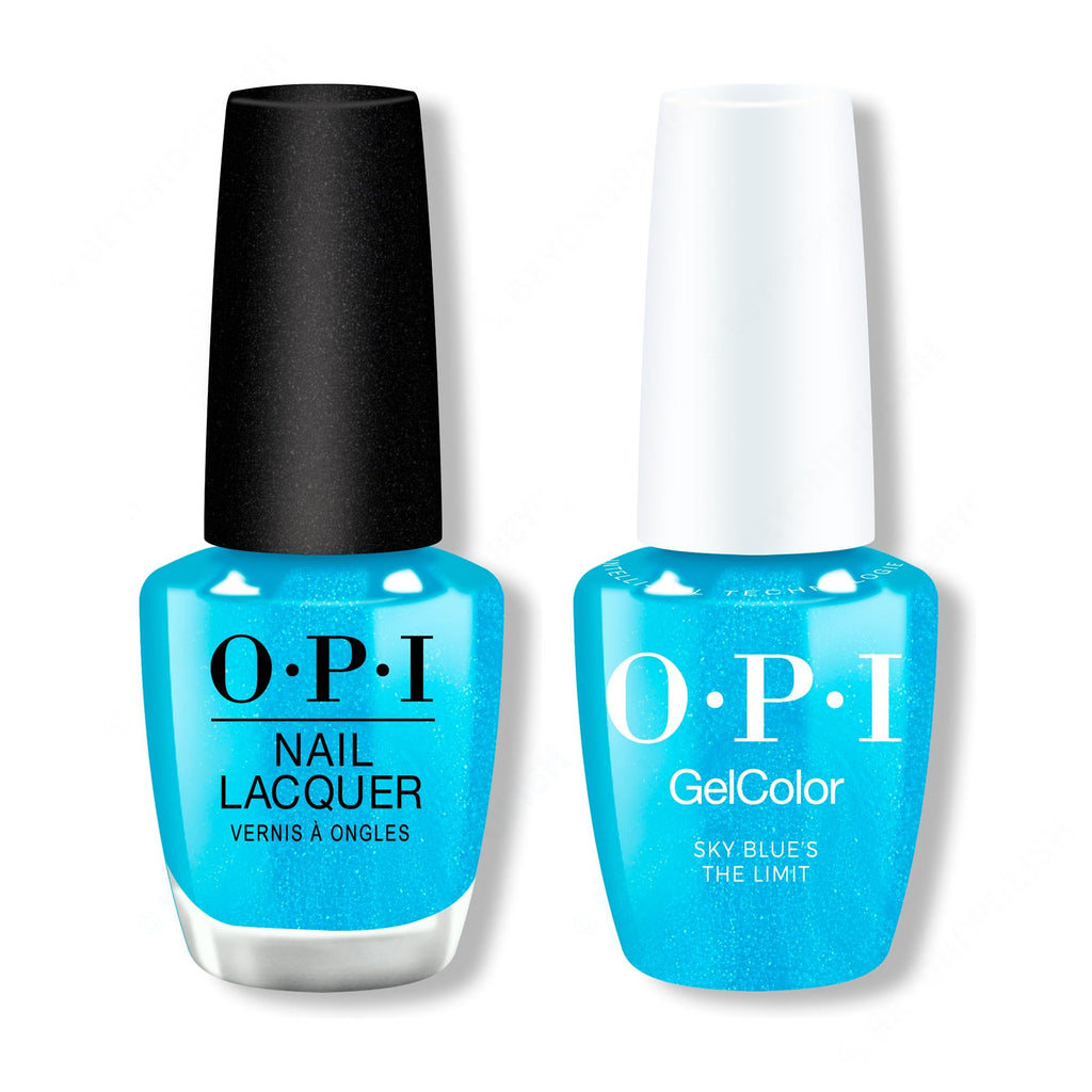 OPI - Gel & Lacquer Intelli-Gel Combo - Sky Blue's the Limit - Long Lasting Formula